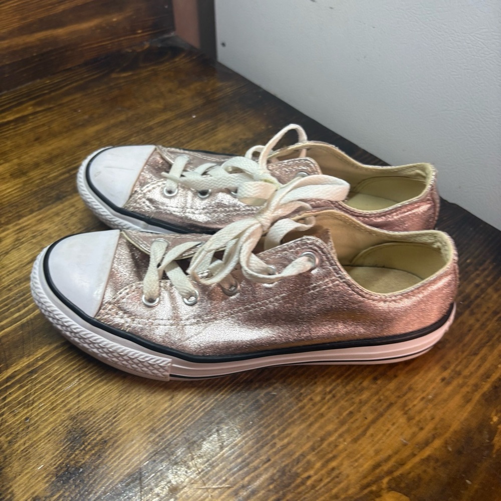 Converse Rose Gold Sneakers Size 3